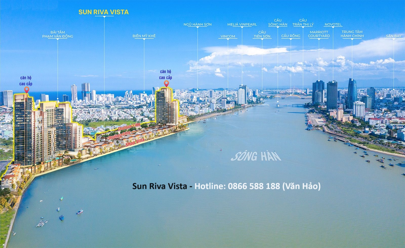 Dự Án Sun Riva Vista Đà Nẵng - Căn Hộ và Biệt Thự Ven Sông Hàn Tel: 0866 588 188